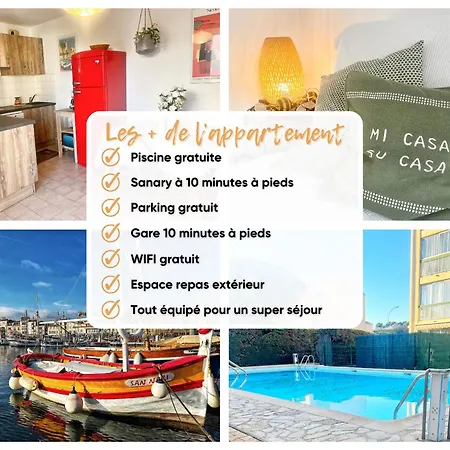 Apartmán Avec Piscine, Centre A Pieds *